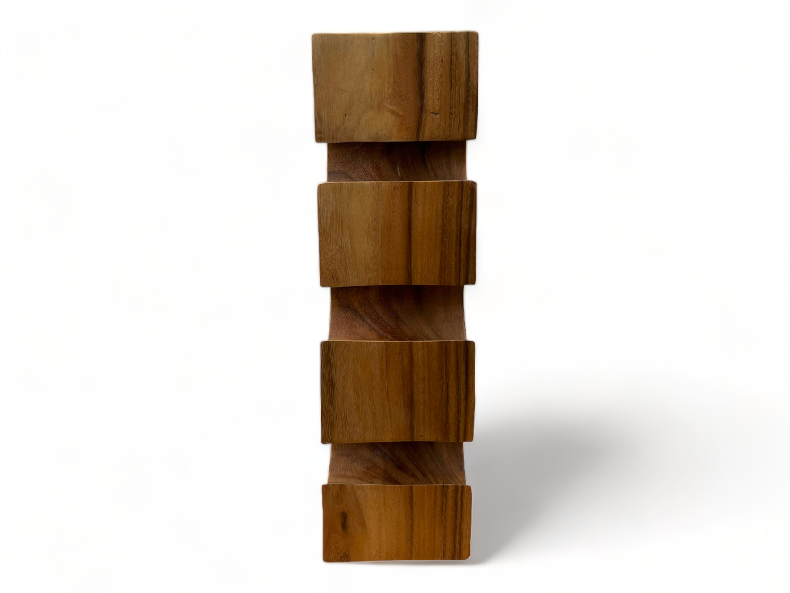 Casier à vin massif - décoration de cuisine salon porte-vin - fait main noble de haute qualité - carré en bois de Suar - 50/70/100x19,5x14,5 cm