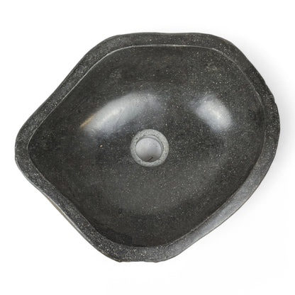 Lavabo en pierre naturelle - lavabo à poser pour salle de bain - unique - pierre de rocher solide