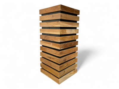 Holz Blumenkasten – Blumenkübel Balkonkasten Pflanzkasten – Handgefertigt – Modern mit Holzlatten