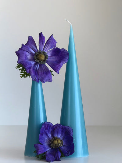 Beeswax candle ISTANBUL – Pastel colors – Hand-poured – For living rooms &amp; decoration – 3 sizes