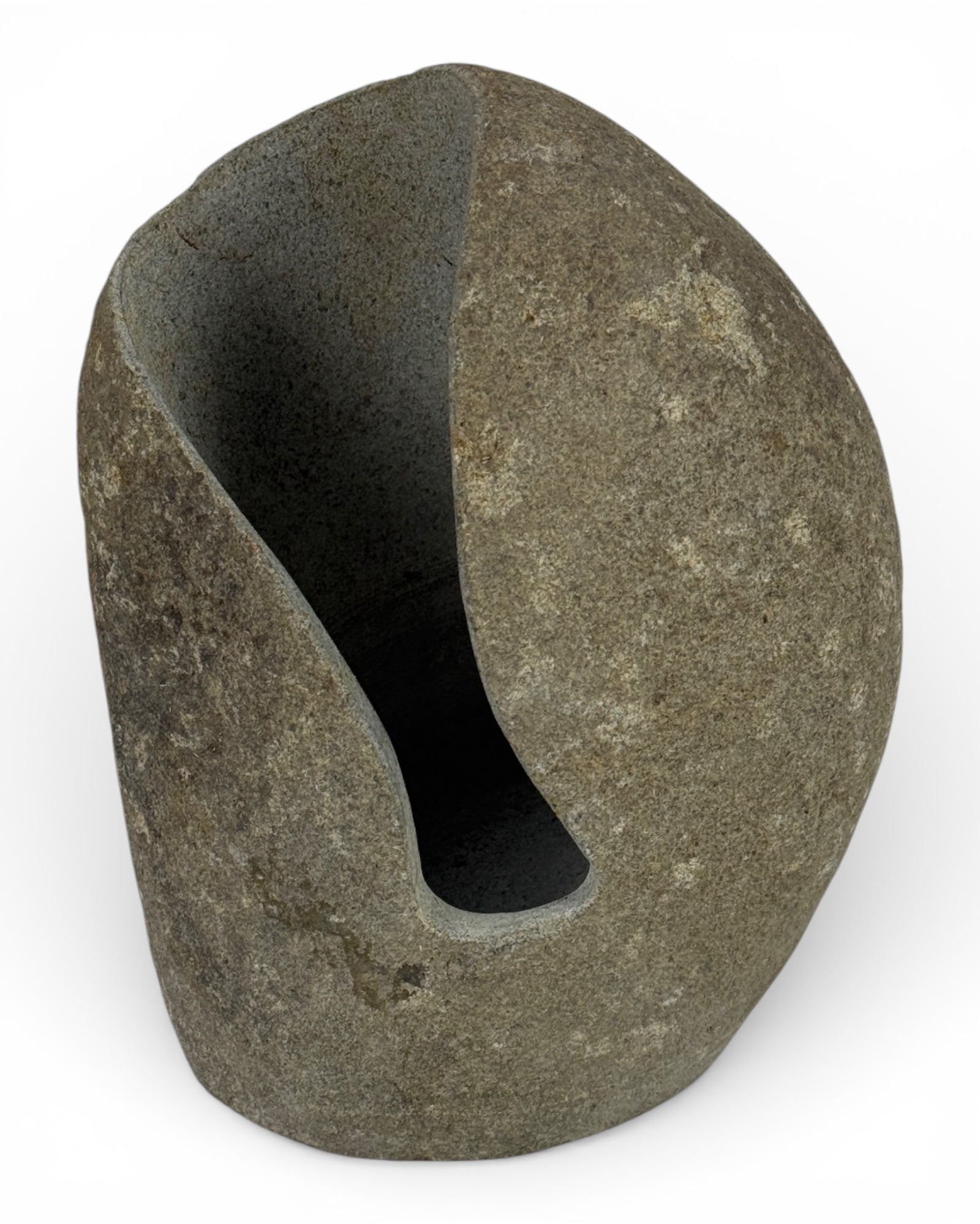 Einzelstück: Einzigartiger Stein-Flaschenhalter für Wein & Spirituosen - 23 × 18 × 15 cm