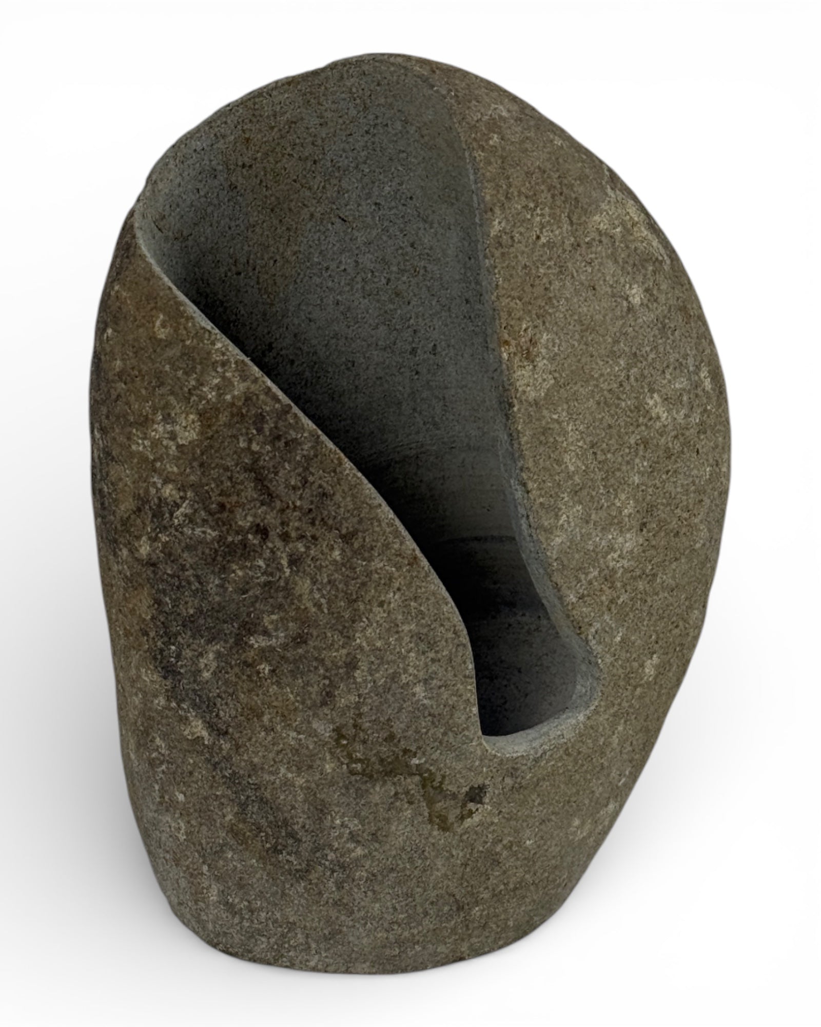 Einzelstück: Einzigartiger Stein-Flaschenhalter für Wein & Spirituosen - 23 × 18 × 15 cm